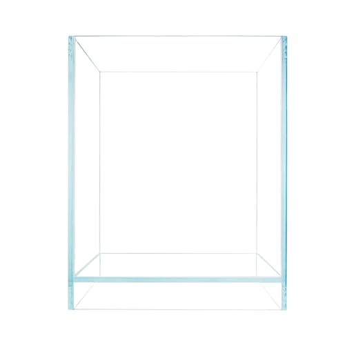 HIRO Aquatics Nano hohes randloses Aquarium, niedriges Eisen, rahmenlos, extra klar, mit schwimmendem Luft-Stil, für Aquarien oder Terrarien (ohne Deckel, 20 x 20 x 25 cm) von HIRO AQUATICS