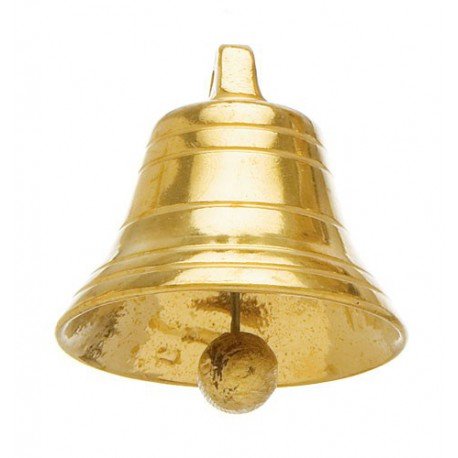 Hispano Hypica - Metallglocke mit niedrigem Mund. Farbe: Gold, Größe: 09 cm von HISPANO HIPICA