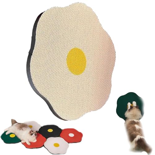 2024new Flower Scratching Pad for Cats on Wall, Flower Scratching Pad for Cats, Wall Scratching Pad for Cats, Cat Wall Scratcher for Indoor (White) von HItianya