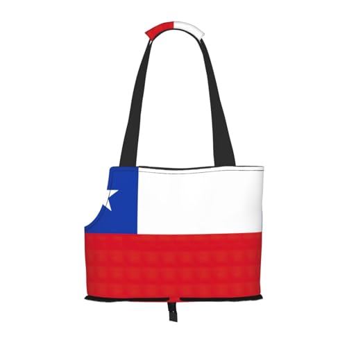 Hundetasche mit Flagge von Chile, für kleine Hunde, Katzen und Kaninchen von HJLUUFT