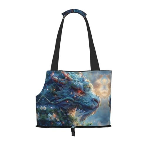 Magic Dragon Print Puppy Carrier Walking Dog Bags Pets Dogs Carrier Bags for small Dogs and Cat and Rabbit von HJLUUFT