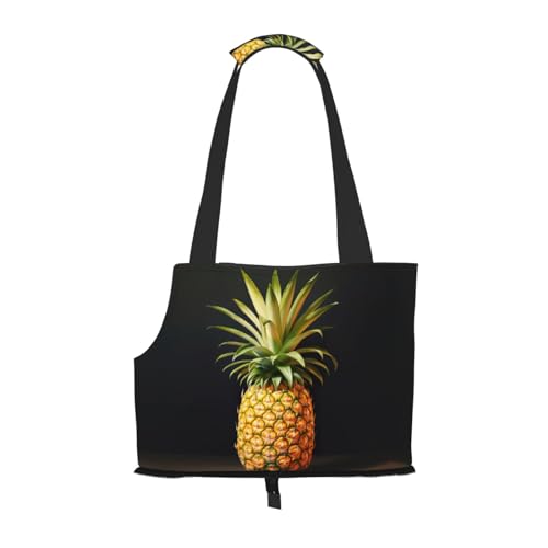 Tragetasche mit Ananas-Malerei, für Hunde und Katzen und Kaninchen von HJLUUFT