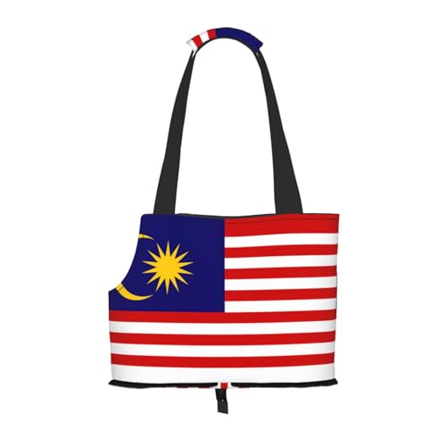 Tragetasche mit Malaysia-Flagge, für kleine Hunde, Katzen und Kaninchen von HJLUUFT