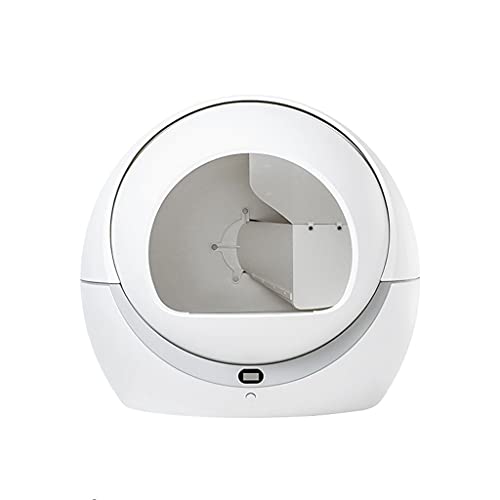 Katzenklo Automatische Smart Cat Toilette Katze Wurf Box Halbschloss Desodorant Induktion Drehen Reinigung Elektrische Katze Wurf Box Cat Litter Box von HJXX