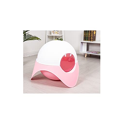 Katzenklo Große Wurf Box Splash-Proof Katze Toilette Voll geschlossene Wurf Box Deodorization Großer Raum Fett Katze Cat Litter Box von HJXX