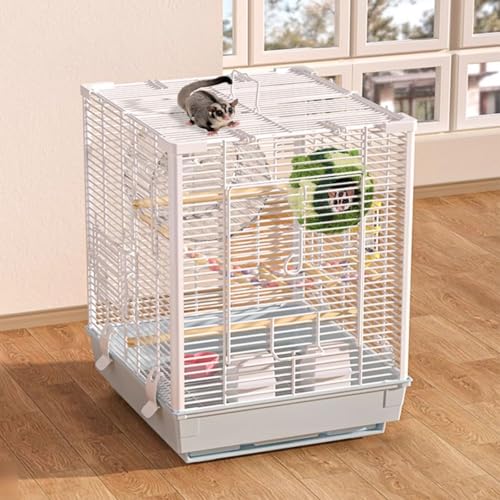 Großer Mehrstöckiger Haustierkäfig für Kleintiere für Den Innen- Und Außenbereich, Design mit Mehreren Türen, für Meerschweinchen, Frettchen, Chinchillas, Katzen, Laufstall, Kaninchenstall von HJYryhyfddply