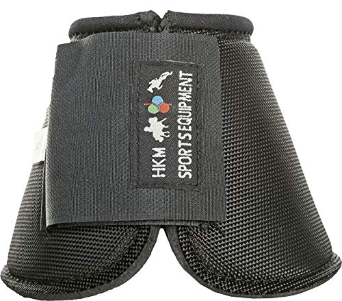 HKM Sports Equipment Hufglocken -Solid-, schwarz, Warmblut von HKM