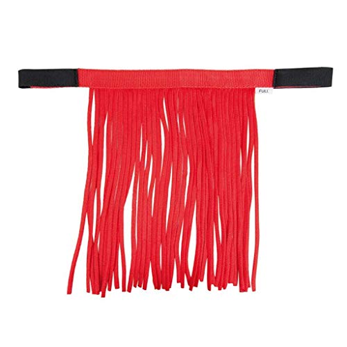 HKM 11389 Fliegenschutzstirnband Anti Fly, Fliegenschutz Insektenschutz, Rot, Pony von HKM