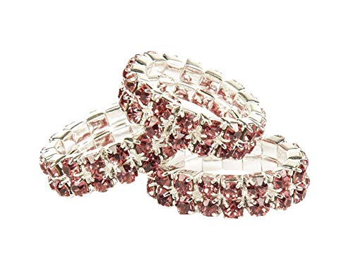 HKM 4000315724796 Mähnengummis -Crystal-3000 Rot20er Set von HKM