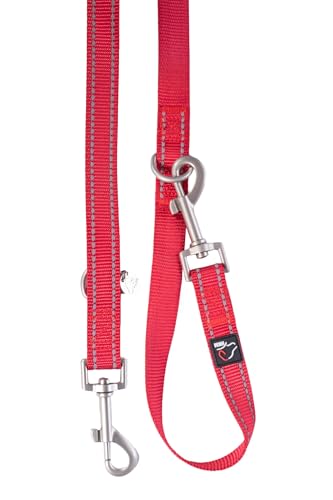 HKM ANAM Cara Nylon Hundetrainingsleine, Rot, L HKM ANAM Cara Nylon Hundetrainingsleine, Rot, L von HKM