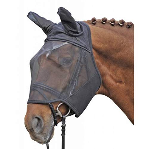 HKM Fliegenschutzmaske (Warmblut, schwarz) von HKM