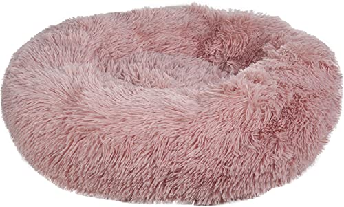 HKM Fluffy Hundebett Hellrosa 60cm x 25cm von HKM