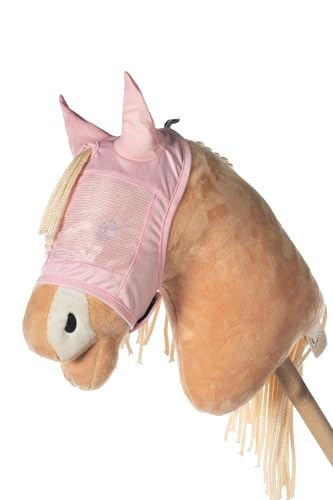 HKM Hobby Horsing Fliegenschutzmaske für Steckenpferd aus Mesh (Pink) von HKM