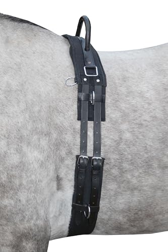 HKM Longiergurt-1795 Longiergurt Schwarz Pony von HKM