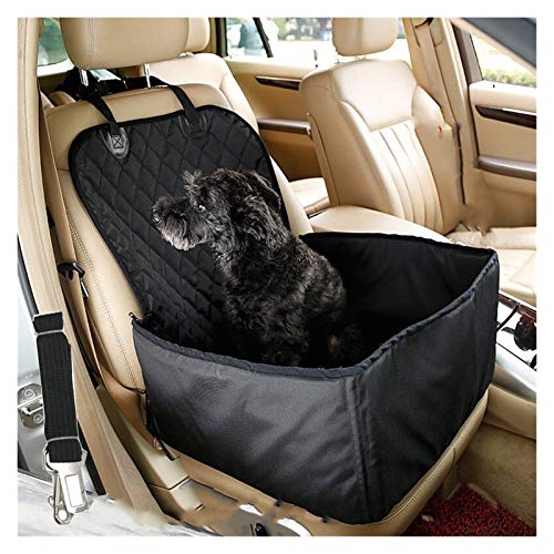 Hundeautositz 2 in 1 Auto Vordere Haustier Auto Sitzbezug Wasserdichte Welpen Korb Anti-Slip Haustier Auto Träger Hund Katze Auto Booster Outdoor Reisen 793 ( Color : Stiff , Size : Only One Size ) von HKYBCF