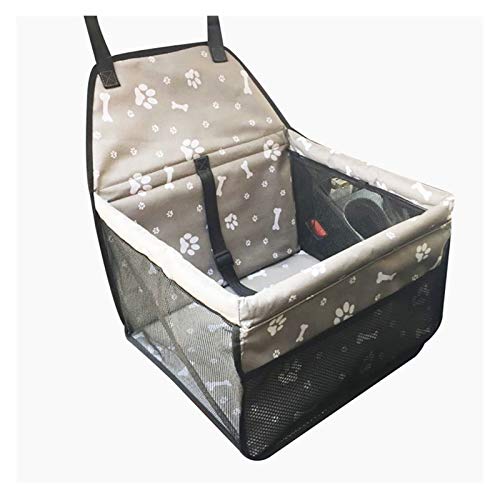 Hundeautositz Haustier Hund Autositz Reisezubehör Mesh Hängende Taschen Falten Haustierbedarf wasserdichte Hund Matte Decke Sicherheit Haustier Auto Sitzbeutel 793 (Color : A) von HKYBCF