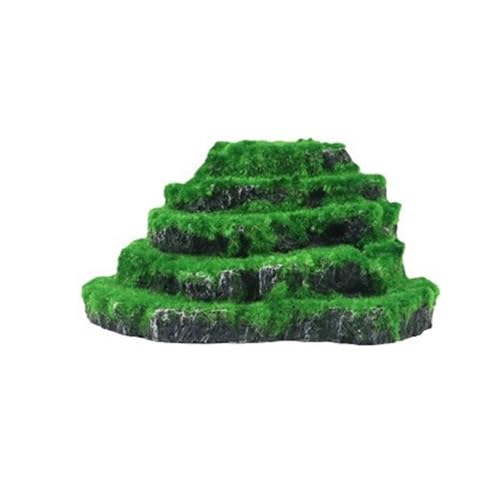 HLBEST Terraced Hill Ornaments Harze schaffen natürliche Aquarien, wasserdicht, für Zuhause, Büros und Hotels von HLBEST