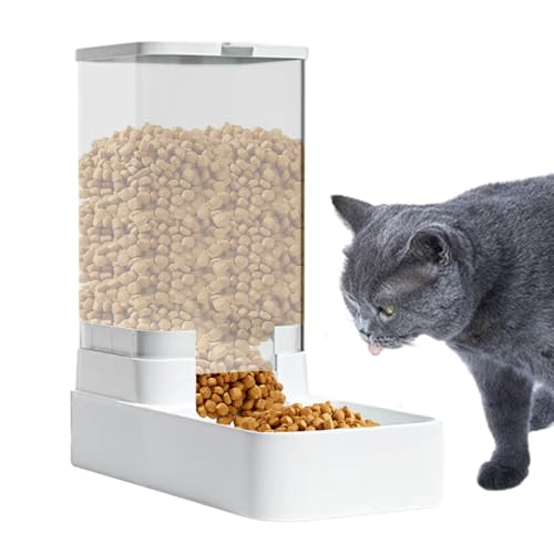 HMLTD Automatischer Katzenfutterautomat,Automatischer Hundefutterspender | Automatischer Wasserspender für Hunde und Katzen | 3,8 l Futterspender für Hunde und Katzen, Wasserspender von HMLTD