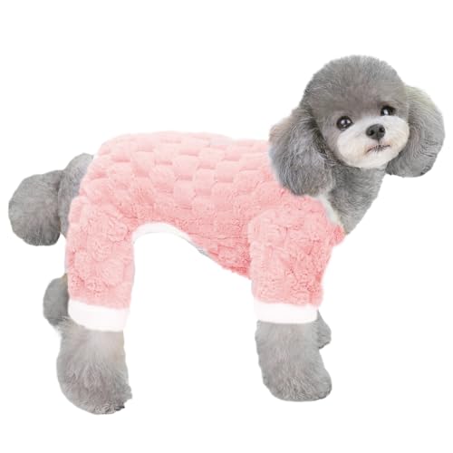 HMLTD Welpen-Pullover-Mantel,Winterwarmer Pullover | Winddichter, dick gepolsterter, Warmer Mantel, Fleece-Hundepullover für kleine, mittelgroße Haustiere und Welpen von HMLTD