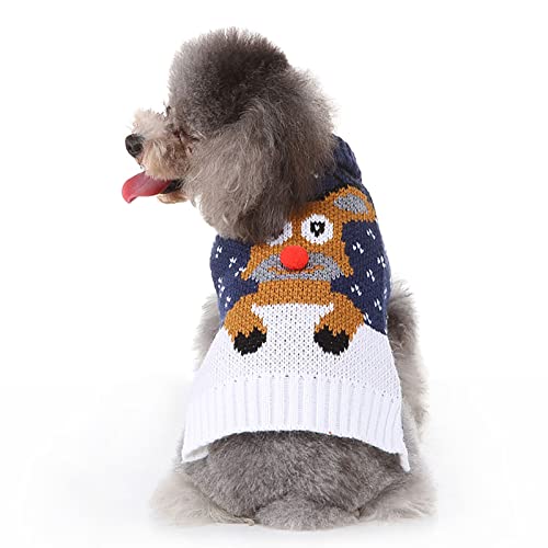 Hund Herbst Winter Pullover Festival Kostüme, Katze Weihnachten Kostüme Haustier Hoodie Kleidung, Kätzchen Jacken Pullover Mantel, Für Kleine Hunde Und Katzen Cosplay Dekoration (S,5) von HNDB