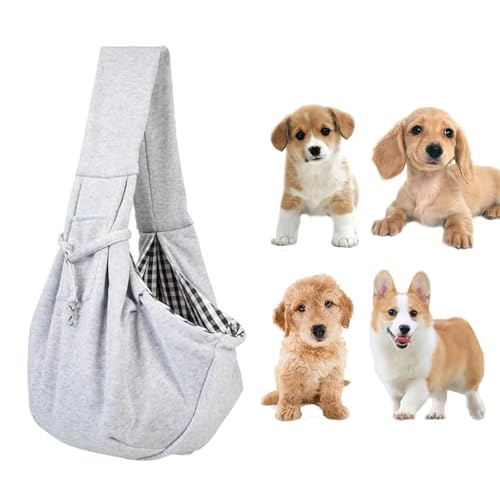 Hundetragetasche, Haustiertragetasche für Hunde, Welpentrage für kleine Hunde, kleine Haustiere, Tragetasche, freihändig, Sicherheitsgurt-Tragetasche für kleine Hunde, Outdoor, Spaziergänge, Reisen, von HNFKOZ