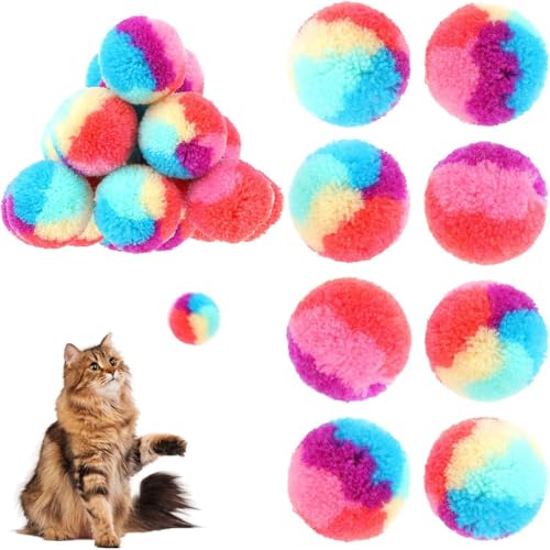 HNsdsvcd 30pcs Regenbogen Katzen Übung Spielzeug Haustier Interaktives Spielzeugverbesserung Der Aktivität Und Innenräume Spielzeugdauerhaft von HNsdsvcd