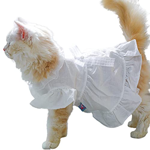 HNsdsvcd Mädchen-Hundekleidung, Kostüm, Bekleidung, Hochzeitskleid, Rüschen, Prinzessinnenkleid, Frühling für Welpen, Hunde und Katzen HNsdsvcd Mädchen-Hundekleidung, Kostüm, Bekleidung, Hochzeitskleid, Rüschen, Prinzessinnenkleid, Frühling für Welpen, Hunde und Katzen von HNsdsvcd