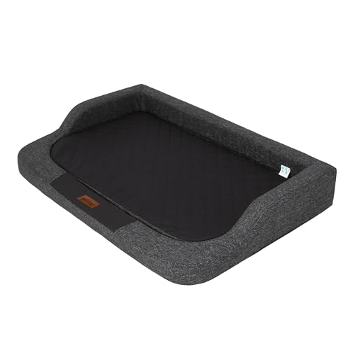 HOBBYGARDEN Hundebett Bett Hundeschlafplatz Hundeplatz Sofa Hundesofa Hundekissen Ruheplatz Hundematratze Hundekorb Hundezubehör Hundehütte 94 x 62 cm von HOBBYGARDEN