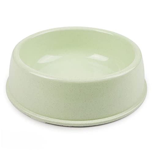 Pet Bowl Pet Dog Food oder Water Feeding Bowl (Color : Green, Size : L) von HOLABONITA