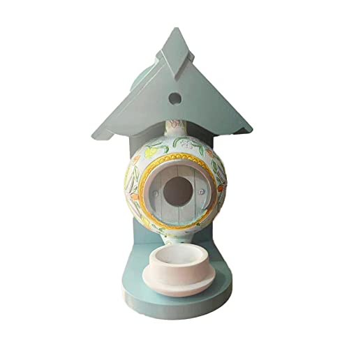 Teapot Hummingbird House and Feeder Outdoor Birdhouse Garden Decor Bird Houses Bird Nest Decoration Gifts for Bird Lovers von HOLABONITA