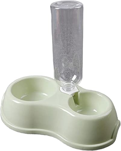 Tragbare Hundewasserflasche, 500 ml, Wasserflasche mit Futternäpfen, automatisches Getränk, for Hunde und Katzen, Kätzchen, Welpen, Futterspender, Aufbewahrungsspender, Tierfutterbecher, Futterspender von HOLABONITA