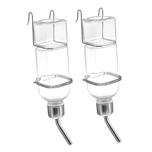 HOLIDYOYO 2 Stück Kunststoff Haustier Trinkflasche mit Aufhängung Automatischer Wasserspender für Kaninchen und Hamster Auslaufsicher Umweltfreundlich Geeignet für Käfigeinsatz HOLIDYOYO 2 Stück Kunststoff Haustier Trinkflasche mit Aufhängung Automatischer Wasserspender für Kaninchen und Hamster Auslaufsicher Umweltfreundlich Geeignet für Käfigeinsatz von HOLIDYOYO