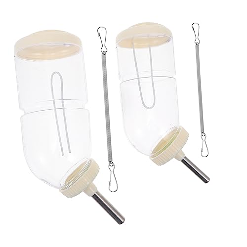 HOLIDYOYO 2Stücke Kleinformatiger Auslaufsicherer Wasserspender für Haustiere Langlebige Trinkflasche für Hamster Meerschweinchen HOLIDYOYO 2Stücke Kleinformatiger Auslaufsicherer Wasserspender für Haustiere Langlebige Trinkflasche für Hamster Meerschweinchen von HOLIDYOYO