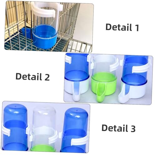 HOLIDYOYO 6 Stück Teiliges Automatisches Trinkbrunnen für Vögel Kunststoff Wassertränke Geruchlos Auslaufsicher Einfache für Käfige und Kleine Papageien Wellensittiche Zufällige Farbe HOLIDYOYO 6 Stück Teiliges Automatisches Trinkbrunnen für Vögel Kunststoff Wassertränke Geruchlos Auslaufsicher Einfache für Käfige und Kleine Papageien Wellensittiche Zufällige Farbe von HOLIDYOYO
