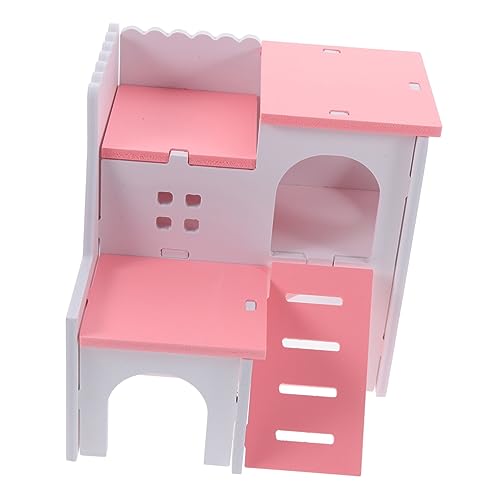 HOLIDYOYO Hamsterhaus Für Hamster Und Kleintiere Zweistöckige Hütte Zum Klettern Und Verstecken Spielzeug Für Haustiere Mit Kletterplattform HOLIDYOYO Hamsterhaus Für Hamster Und Kleintiere Zweistöckige Hütte Zum Klettern Und Verstecken Spielzeug Für Haustiere Mit Kletterplattform von HOLIDYOYO