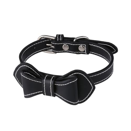 HOLIDYOYO Katzenbogenknotenhalsband für Haustiere Verstellbares PU Modisches Accessoire für für Besondere Anlässe HOLIDYOYO Katzenbogenknotenhalsband für Haustiere Verstellbares PU Modisches Accessoire für für Besondere Anlässe von HOLIDYOYO