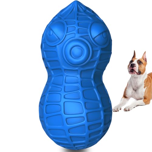 HOLYSTEED Quietschendes Hundespielzeug für große Hunde, aggressive Kauer, fast unzerstörbares Hundespielzeug für aggressive Kauer, Gummi-Hundespielzeug für große Hunde, Kauspielzeug für große Rassen von HOLYSTEED