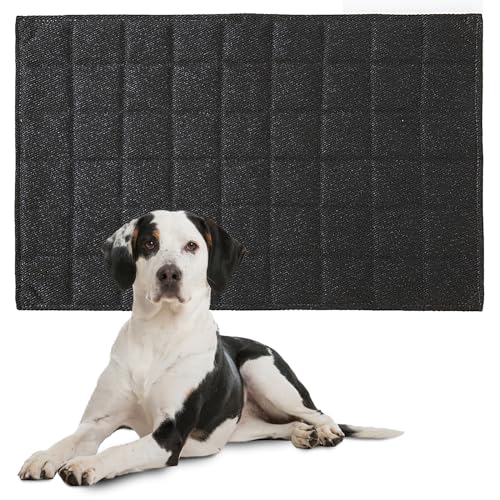 HOMBYS Kaufeste Hundebox-Matte, 43,2 x 58,4 cm, unzerstörbare Hundehüttenunterlage für aggressive Kauer, kariert, langlebig, für kleine Hundekäfige von HOMBYS