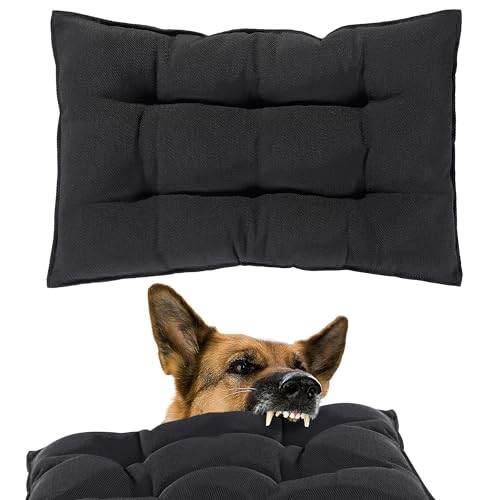 HOMBYS Kaufestes Hundebett für zahnende Welpen, 58,4 x 43,2 cm, unzerstörbar, langlebig und wasserabweisend, Matte für aggressive Kauer, Zwingerunterlage für kleine Hundekäfige von HOMBYS