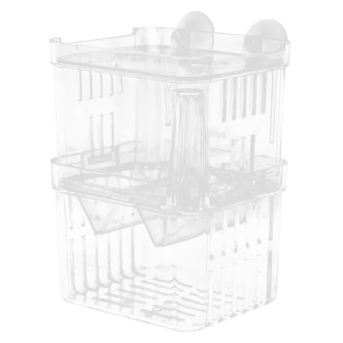 HOMFAMINI Fischzucht Isolationsbox Klein Aquarium Brüterei Inkubator Für Jungfische Aquarienfisch Zuchtbox Mit Trennwand Ideal Zur Separierung Und Zucht Von Fischen von HOMFAMINI