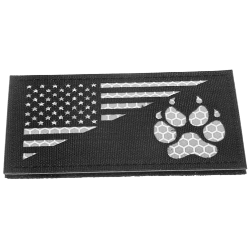 HOMFAMINI Geschirr-Patch hundegurt hundelaufband Hundeleine hundehalskrause Hunde Accessoires Dekoration Taktische Weste hundehalsband Patch Hundeflicken für Weste klebriger Hundepatch Nylon von HOMFAMINI