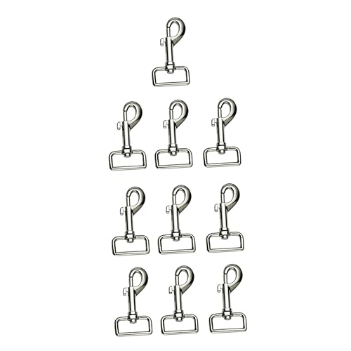 HOMOBABE 10pcs Dog Swivel Bolt Snap Hooks Pet Snap Clips Welpenleinenclips Aus Zinklegierung von HOMOBABE