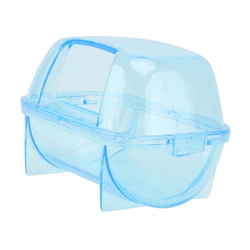 HOMOBABE 1stück Hamster Badezimmer Transparente Badewanne Für Kleintiere Praktischer Sandbad-Container Zufälliger Farbe Für Hamsterpflege Und HOMOBABE 1stück Hamster Badezimmer Transparente Badewanne Für Kleintiere Praktischer Sandbad-Container Zufälliger Farbe Für Hamsterpflege Und von HOMOBABE