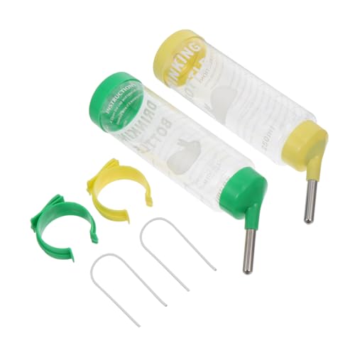 HOMOBABE 2 Stück Kaninchen Wasserfontäne Automatische Trinkflasche für Chinchillas Auslaufsichere Haustier Tränke Einfach zu Reinigen Geruchsneutral für Haustiere HOMOBABE 2 Stück Kaninchen Wasserfontäne Automatische Trinkflasche für Chinchillas Auslaufsichere Haustier Tränke Einfach zu Reinigen Geruchsneutral für Haustiere von HOMOBABE