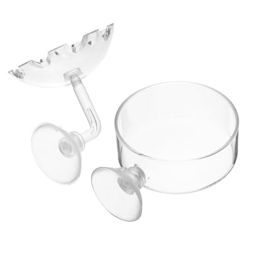 HOMOBABE 2stücke Garnelenfutterspender Für Aquarien Transparente Schalen Aus Glas Und Kunststoff Leicht Zu Reinigen Lagern Als Futterschale Für Garnelen Und Andere Tiernahrung HOMOBABE 2stücke Garnelenfutterspender Für Aquarien Transparente Schalen Aus Glas Und Kunststoff Leicht Zu Reinigen Lagern Als Futterschale Für Garnelen Und Andere Tiernahrung von HOMOBABE