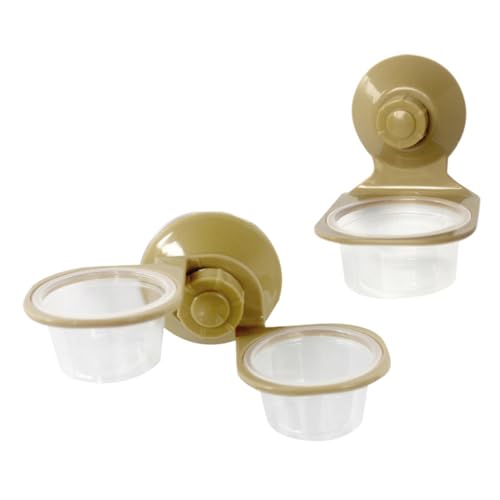 HOMOBABE 2stücke Wandmontierte Reptilien Futter Und Wassernäpfe Hängende Futterstation Für Echsen Hohe Temperaturbeständigkeit Stabile Installation Für Terrarien Und Käfige HOMOBABE 2stücke Wandmontierte Reptilien Futter Und Wassernäpfe Hängende Futterstation Für Echsen Hohe Temperaturbeständigkeit Stabile Installation Für Terrarien Und Käfige von HOMOBABE