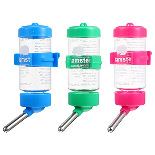 HOMOBABE 3Stücke Automatischer Haustier Wasserspender Hängende Trinkflasche für Hamster Chinchillas und Kleine Tiere Design für Einfachen HOMOBABE 3Stücke Automatischer Haustier Wasserspender Hängende Trinkflasche für Hamster Chinchillas und Kleine Tiere Design für Einfachen von HOMOBABE