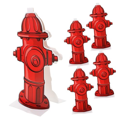 HOMOBABE 5 Blätter Stuhlauslöser Hundepinkelpfosten Hund Hydrant Papier von HOMOBABE