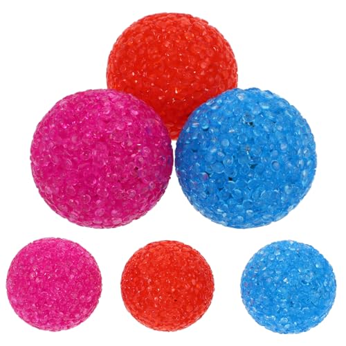 HOMOBABE 6pcs Haustier Kitten Cat Ball Toys Mit Glockenübung Chase Pet Spielen Spielzeug Spielen von HOMOBABE