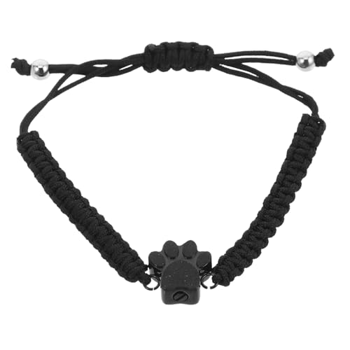 HOMOBABE Armband Zur Kremation Von Haustieren Bausatz Denkmal Pfote Grabstein Haustier-gedenkhund Feuerbestattungsschmuck Für Männer Hund Halskette Welpe Armband Für Asche Rostfreier Stahl von HOMOBABE